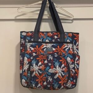 Vintage Levi's Tote Bag with floral pattern